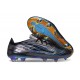 Tacos de Futbol adidas F50 Hyperfast Evo FG Negro Core Azul Lucid Ray