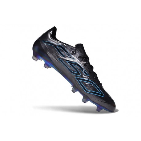 Tacos de Futbol adidas F50 Hyperfast Evo FG Negro Core Azul Lucid Ray