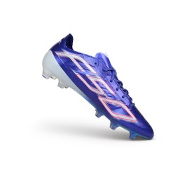 Tacos de Futbol adidas F50 Hyperfast Evo FG Violeta Blanco