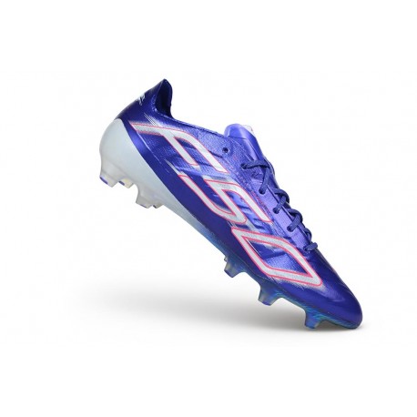 Tacos de Futbol adidas F50 Hyperfast Evo FG Violeta Blanco
