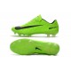 Botas de fútbol Nike Mercurial Vapor 11 FG para Hombre Verde Negro