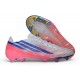 Tacos de Futbol adidas F50 Hyperfast Evo FG Ftwr Blanco Morado Solar Turbo