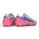 Tacos de Futbol adidas F50 Hyperfast Evo FG Ftwr Blanco Morado Solar Turbo