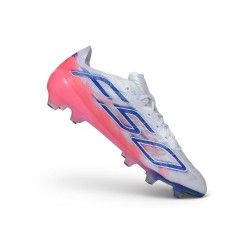 Tacos de Futbol adidas F50 Hyperfast Evo FG Ftwr Blanco Morado Solar Turbo