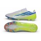 Tacos de Futbol adidas F50 Hyperfast Evo FG Blanco Azul
