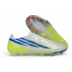 Tacos de Futbol adidas F50 Hyperfast Evo FG Blanco Azul