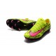 Baratas Botas de fútbol Nike Mercurial Vapor XI FG Amarillo Rosa