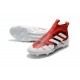 Tacos de futbol adidas Ace 17+ Purecontrol FG Rojo Blanco Negro