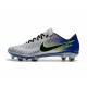 Baratas Botas de fútbol Nike Mercurial Vapor XI FG Plateado Azul