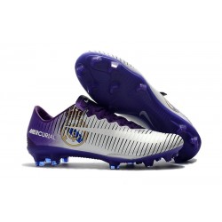 Zapatillas de fútbol Nike Mercurial Vapor 11 FG Real Madrid Voltio Blanco
