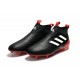 Zapatos de fútbol adidas Ace 17+ Purecontrol FG Negro Blanco Rojo