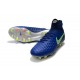 Zapatillas de fútbol Nike Magista Obra II FG Azul Verde