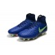 Zapatillas de fútbol Nike Magista Obra II FG Azul Verde
