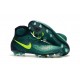 Zapatillas de fútbol Nike Magista Obra II FG Rio Volt Obsidiana Jade claro