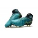 Nuevo Baratas Botas de fútbol Nike Magista Obra 2 FG Azul Voltio Negro