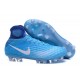 Botas de fútbol Nike Magista Obra II FG - Tacos de futbol Azul Blanco