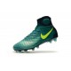 Zapatillas de fútbol Nike Magista Obra II FG Rio Volt Obsidiana Jade claro