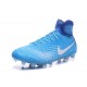 Botas de fútbol Nike Magista Obra II FG - Tacos de futbol Azul Blanco