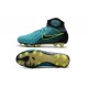 Nuevo Baratas Botas de fútbol Nike Magista Obra 2 FG Azul Voltio Negro