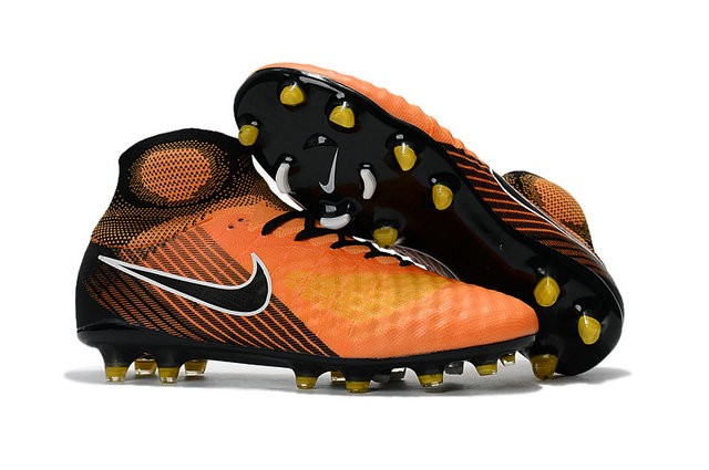 En expansión ratón o rata soltero Nuevo Baratas Botas de fútbol Nike Magista Obra 2 FG Naranja Amarillo Negro