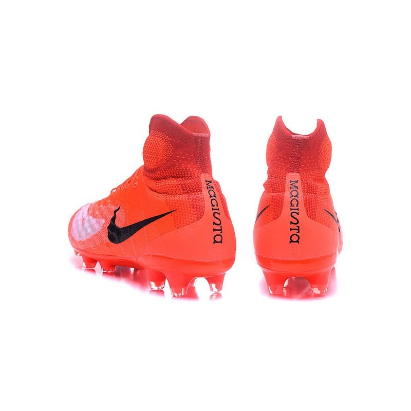 Zapatillas de fútbol Nike Magista Obra II FG Naranja Negro