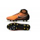 Nuevo Baratas Botas de fútbol Nike Magista Obra 2 FG Naranja Amarillo Negro