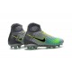 Botas de fútbol Nike Magista Obra II FG - Tacos de futbol Verde Gris Negro