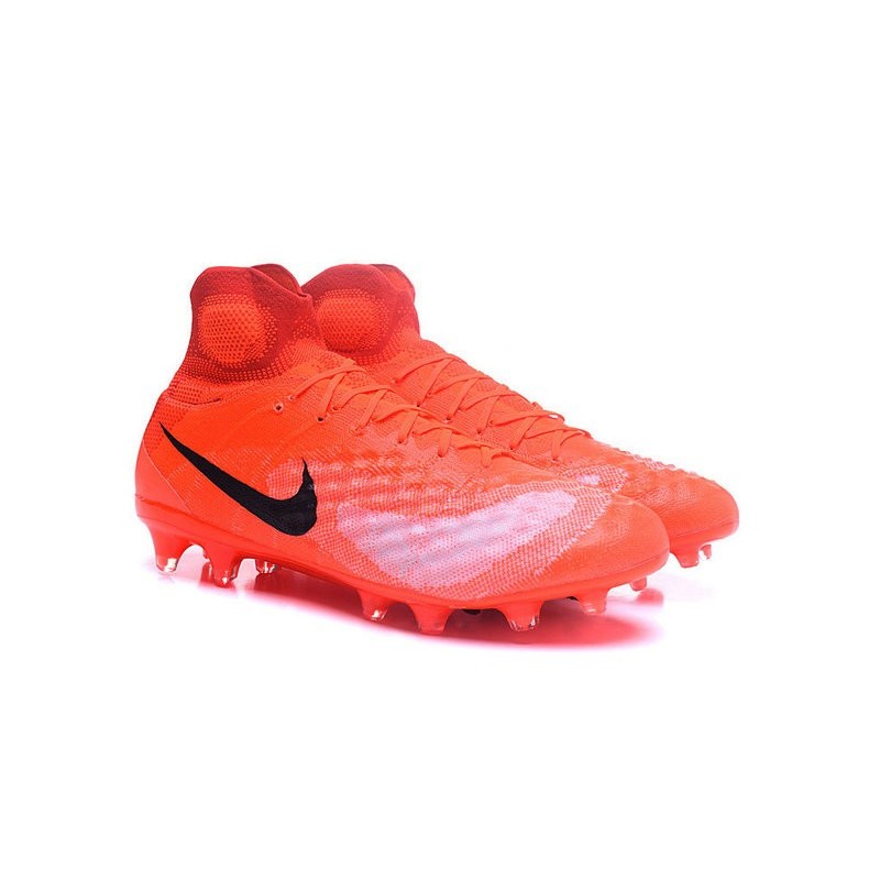 Zapatillas de fútbol Nike Magista Obra II FG Naranja Negro