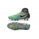 Botas de fútbol Nike Magista Obra II FG - Tacos de futbol Verde Gris Negro