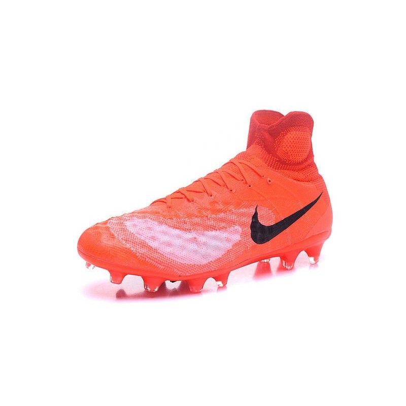 Zapatillas de fútbol Nike Magista Obra II FG Naranja Negro
