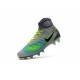 Botas de fútbol Nike Magista Obra II FG - Tacos de futbol Verde Gris Negro