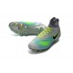 Botas de fútbol Nike Magista Obra II FG - Tacos de futbol Verde Gris Negro