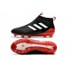 Zapatos de fútbol adidas Ace 17+ Purecontrol FG Negro Blanco Rojo