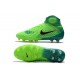 Nuevo Baratas Botas de fútbol Nike Magista Obra 2 FG Verde Negro