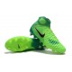 Nuevo Baratas Botas de fútbol Nike Magista Obra 2 FG Verde Negro