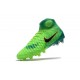Nuevo Baratas Botas de fútbol Nike Magista Obra 2 FG Verde Negro