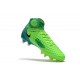 Nuevo Baratas Botas de fútbol Nike Magista Obra 2 FG Verde Negro