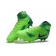 Nuevo Baratas Botas de fútbol Nike Magista Obra 2 FG Verde Negro