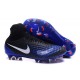 Zapatillas de fútbol Nike Magista Obra II FG Negro Azul Blanco