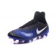Zapatillas de fútbol Nike Magista Obra II FG Negro Azul Blanco