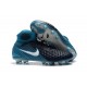 Nuevo Baratas Botas de fútbol Nike Magista Obra 2 FG Blanco Azul Negro