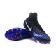 Zapatillas de fútbol Nike Magista Obra II FG Negro Azul Blanco