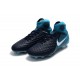 Nuevo Baratas Botas de fútbol Nike Magista Obra 2 FG Blanco Azul Negro