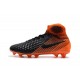 Botas de fútbol Nike Magista Obra II FG - Tacos de futbol Negro Blanco Rojo