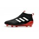 Zapatos de fútbol adidas Ace 17+ Purecontrol FG Negro Blanco Rojo
