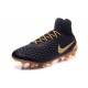 Nuevo Baratas Botas de fútbol Nike Magista Obra 2 FG Negro Oro