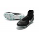 Nuevo Baratas Botas de fútbol Nike Magista Obra 2 FG Negro Blanco