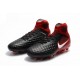 Zapatillas de fútbol Nike Magista Obra II FG Negro Blanco Hyper Rojo