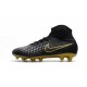 Botas de fútbol Nike Magista Obra II FG - Tacos de futbol Oro Negro