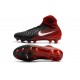 Zapatillas de fútbol Nike Magista Obra II FG Negro Blanco Hyper Rojo